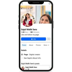 sajal malik content buy facebook page