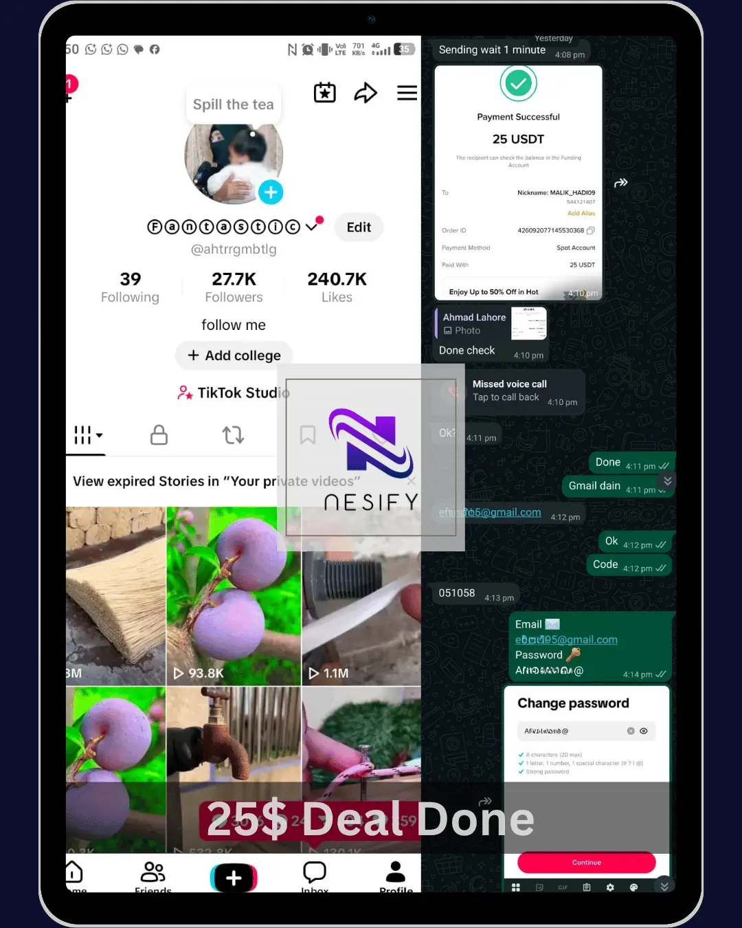 trending tiktok account sold out